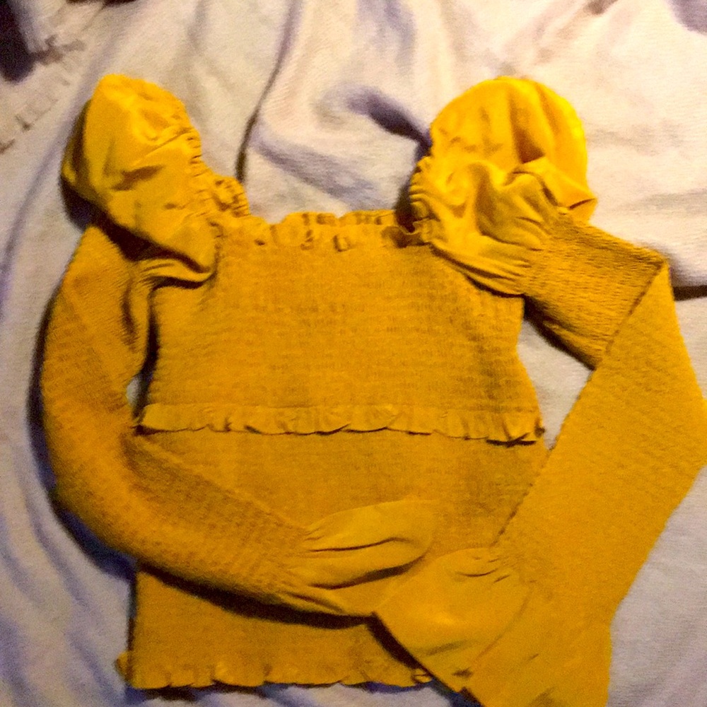 Mustard rouge blouse